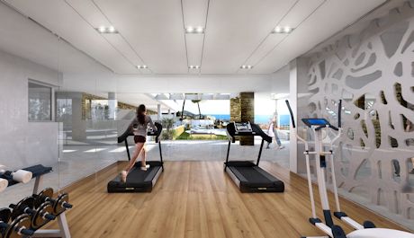 off plan apartment gym